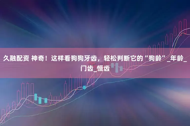 久融配资 神奇！这样看狗狗牙齿，轻松判断它的“狗龄”_年龄_门齿_恒齿