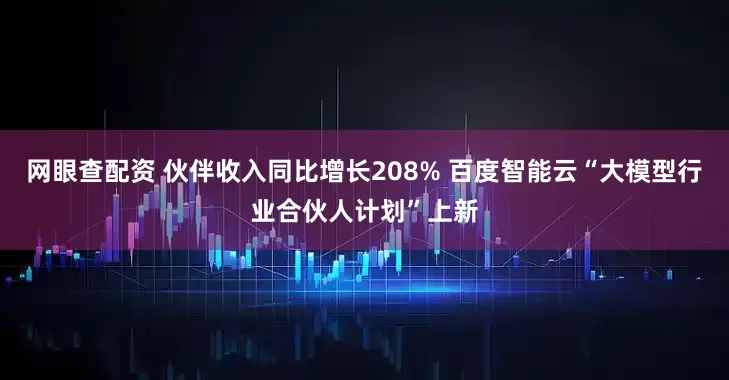 网眼查配资 伙伴收入同比增长208% 百度智能云“大模型行业合伙人计划”上新